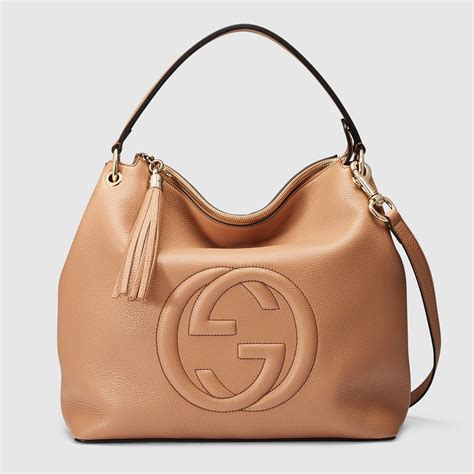 gucci soho hobo leather shoulder bag|vintage gucci hobo shoulder bag.